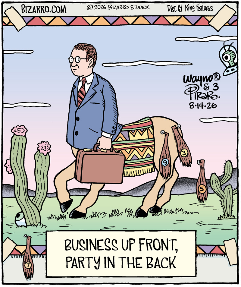 Waynocartoons's tweet photo. Truth in Captioning
#comics #cartoons #pinthetailonthedonkey #mullet #bizarro #wayno
@ComicsKingdom https://t.co/5RqB9EeZAX