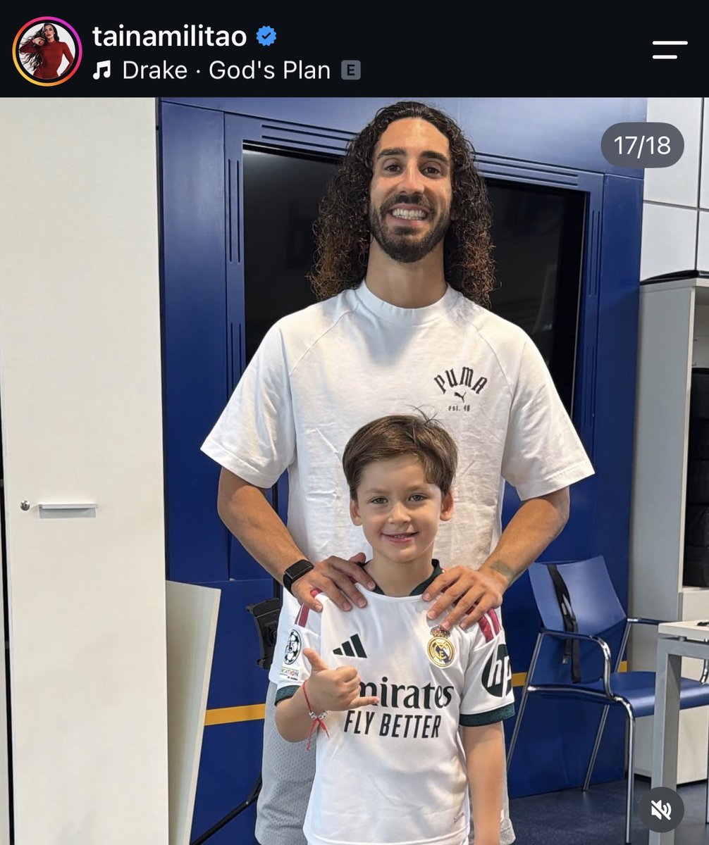 MadridXtra's tweet photo. Cucurella with Eder Militão’s son. 🤍 https://t.co/CYqbERfsHG