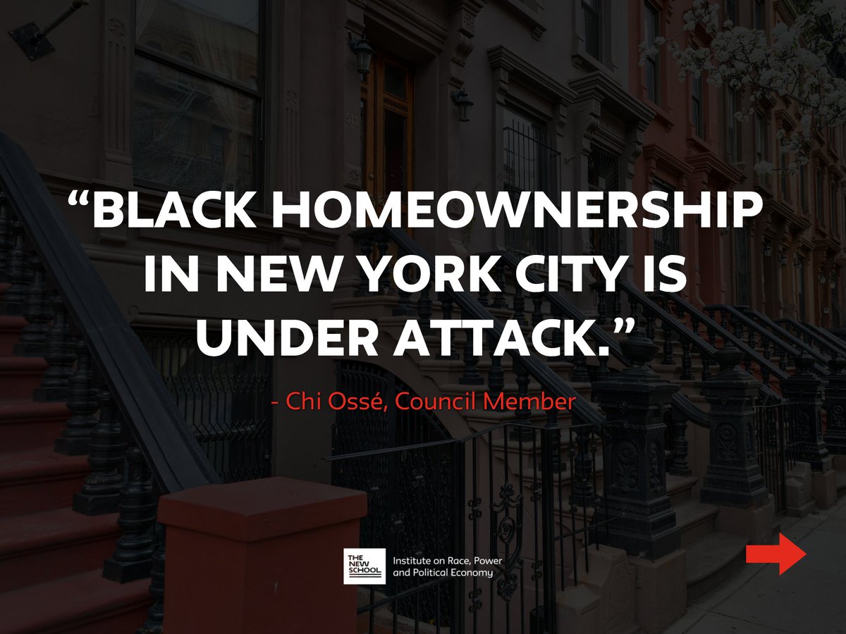 RacePowerPolicy's tweet photo. Ever heard of deed theft? It’s when someone uses deception or coercion to transfer ownership of a home without the homeowner’s informed consent, and it’s a crisis affecting Black communities in NY and beyond. https://t.co/9hgXbfR2za
