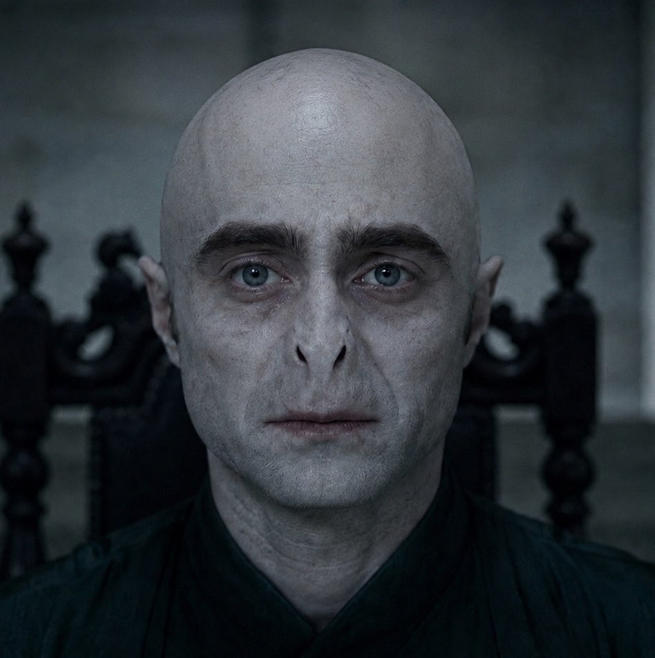 EiProfeta's tweet photo. Imaginad que Daniel Radcliffe es el elegido para interpretar a Lord Voldemort en la serie de HBO. Pasaría de ser “el niño que vivió” a “el que no debe ser nombrado”. 

Sería uno de esos castings que romperían internet antes incluso de ver una sola escena. https://t.co/W0YhFTYVZh