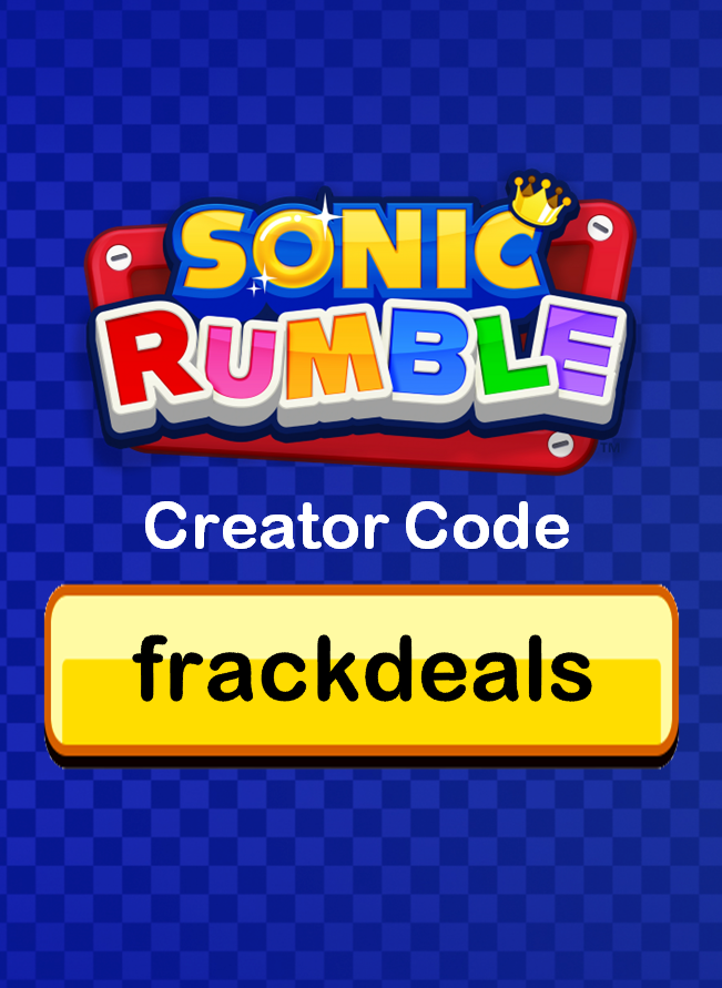 FrackDeals's tweet photo. ✨Red Star Ring Raffle ✨
Thanks to the generosity of the Rumble team, I have some new codes to give away! 😃

TO ENTER:  
- Follow @FrackDeals and @Sonic_Rumble
- Retweet this post!

If you'd like to support me in-game, please consider using creator code: "frackdeals" 💚

Raffle ends August 13th at 11:59pm PT! Winners will receive a code for 300 Red Star Rings. Multiple winners will be drawn. 
#SonicRumblePartner 
#SonicRumble