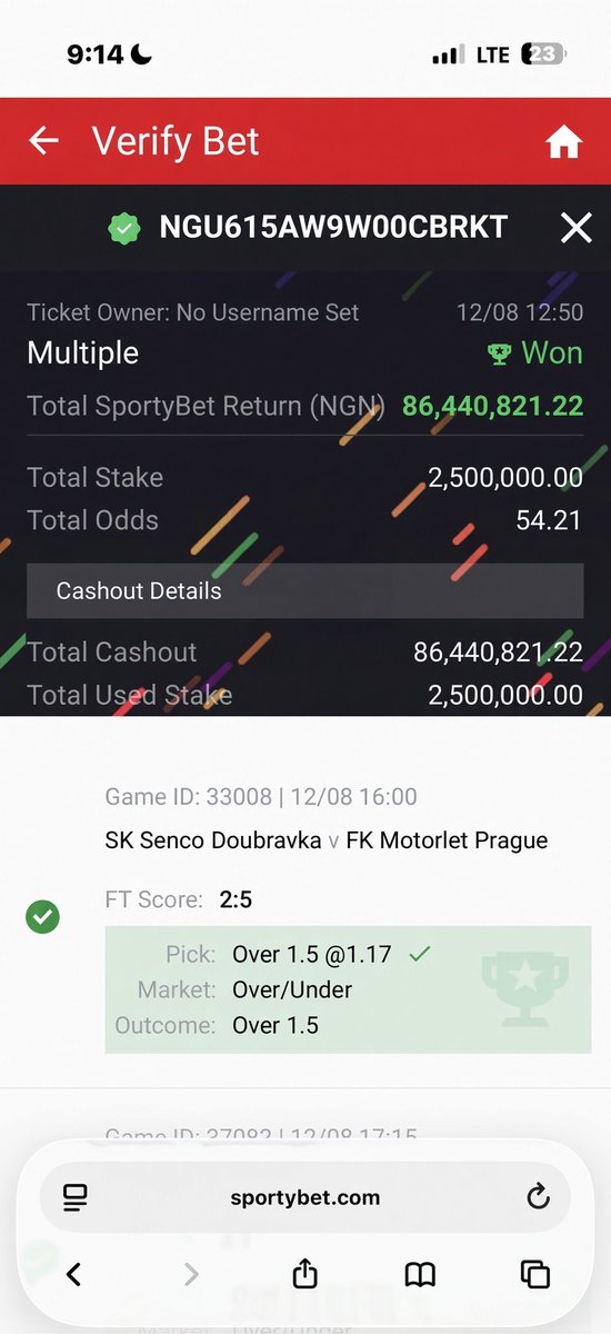PRIMEAU109's tweet photo. “From 2.5Naira to 86Million, Still feels like a dream.
It will be you soon claim it guys.”

Like retweet and drop your Sportybet ID for 50k each !! I’ll pick at random let’s share 4M. https://t.co/lb8X9nG9Jr
