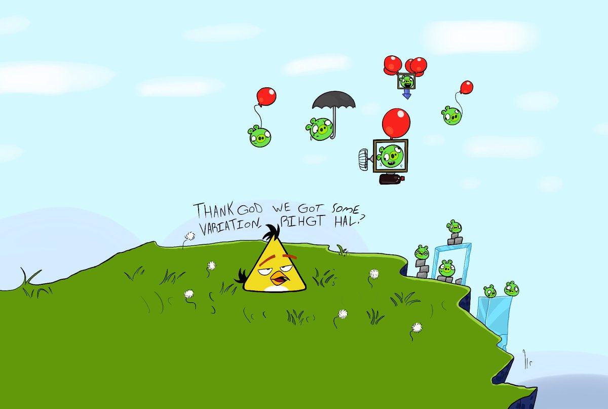 allemonhaze's tweet photo. Hal’s many designs 
#angrybirds https://t.co/0Da2KkZeuM