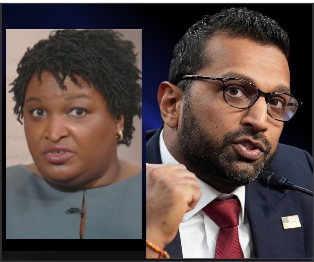 mcafeenew's tweet photo. 🚨KASH PATEL JUST DECLARED WAR ON FANI WILLIS — “IF GEORGIA WON’T CHARGE STACEY ABRAMS, THE JUSTICE DEPARTMENT WILL!”

🔗 https://t.co/rW2cb6CvdO

The FBI Director is done waiting for Fulton County to do its job.

Kash Patel says he’s “had it” with the DA’s office over the complete mishandling of the Stacey Abrams case.

“She should have been charged with election tampering and interference three years ago,” Patel said. “If the state doesn’t get this ball rolling, the US Justice Department will.”

Patel believes Fani Willis has been actively covering for Abrams and letting her skate.

“It looks like they’re waiting for the statute of limitations to expire. We won’t let that happen.”

The same two women who weaponized the justice system against Trump are now running out of time and excuses.

Share this everywhere so Georgia and the entire country feel the pressure!

Follow @mcafeenew for more drops.