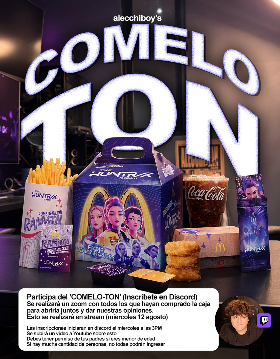 AlecchiMan's tweet photo. HOY en STREAM
inscripciones abiertas para vernos hoy en la llamada https://t.co/1QdQFpAJTO