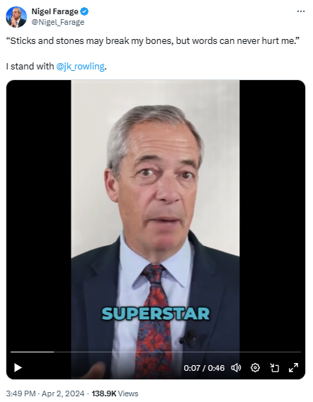 Radio_FreeSyria's tweet photo. @Martina @NetflixAndPhil_ Her admirers like Andrew Tate &amp; Nigel Farage are obviously doing it for women too - maybe  she and Tate could be on the cover of Cosmo together as 2 British feminist icons. https://t.co/runvxQXHee