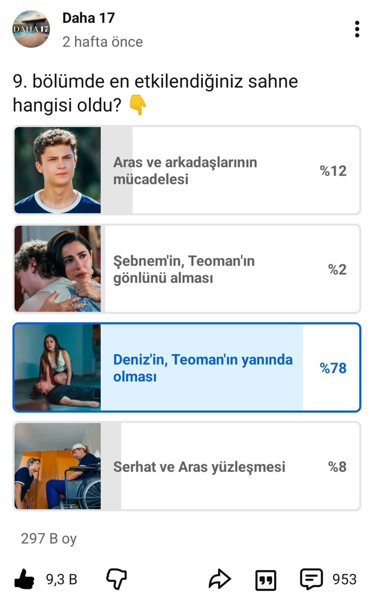 besiktaskkk_'s tweet photo. Her konuda sikip geçerek fark atıyoruz çünkü mal mal menemen olaylarının yok çok şükür :d Sahnelerin reyting farkınıda atmanıza gerek yok gerçi siz görüyorsunuz ona göre hareket edin 
#Daha17 #TeoDen 
@daha17dizi @kanald @pastelfilm https://t.co/VLxN0Kmy4C