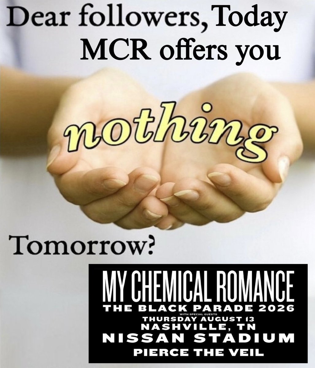 gorebugs's tweet photo. the concert of every emo kid’s dreams. tomorrow https://t.co/URtc1XoICB