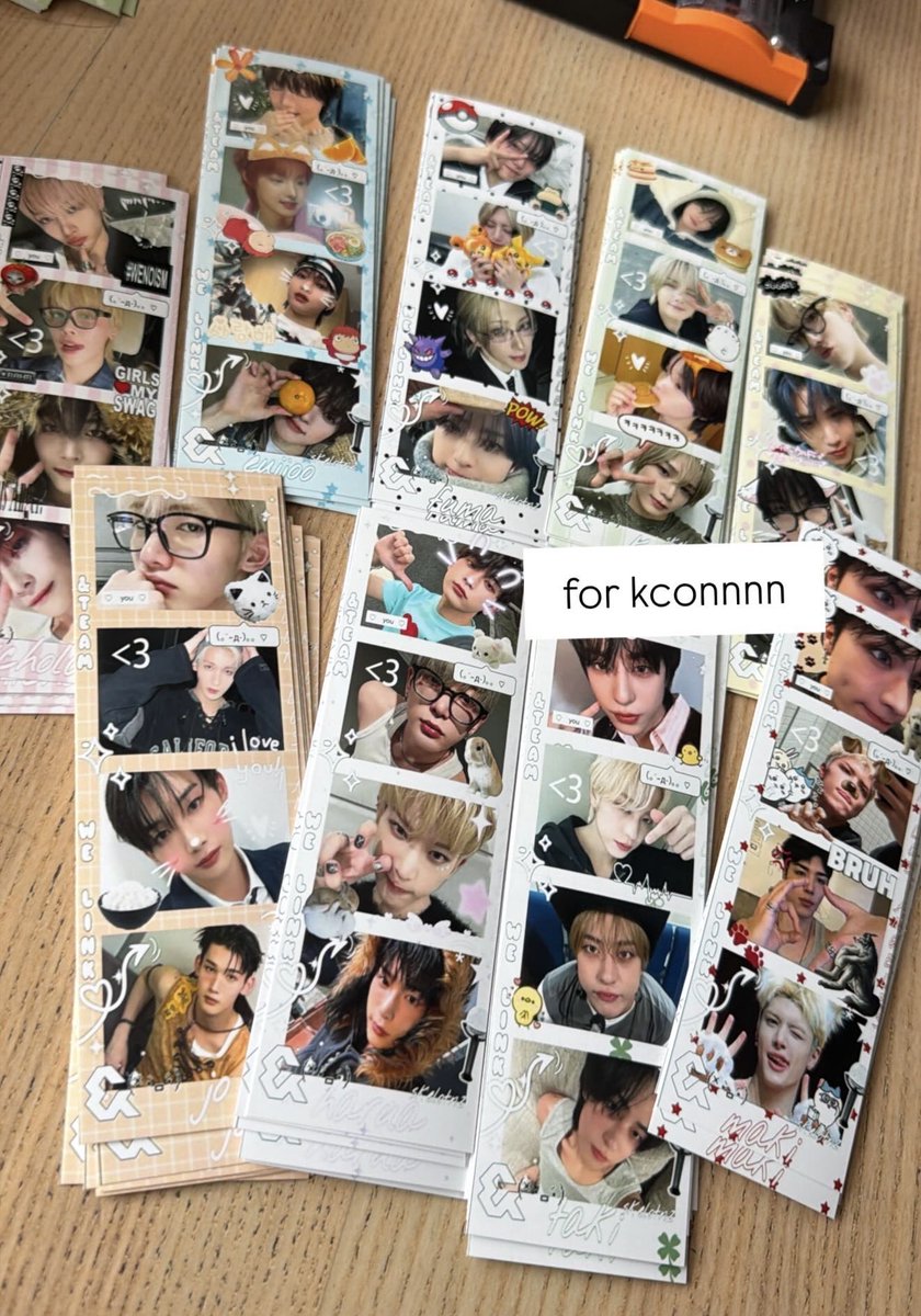 makirowave's tweet photo. kcon freebies for &amp;team guys please find me and take them from me i made a ton https://t.co/8waswNsiB4