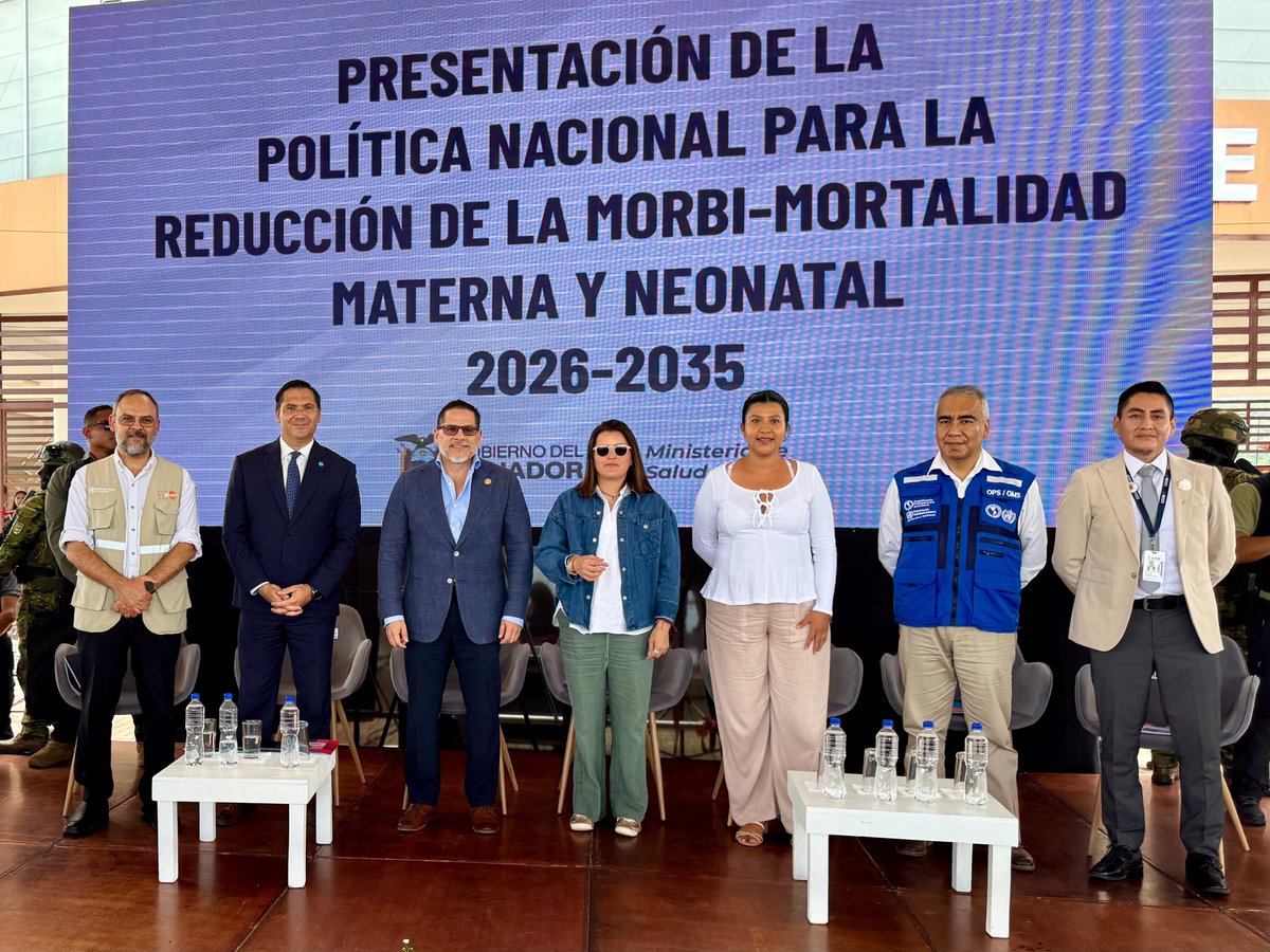 unicefecuador's tweet photo. Un paso clave para proteger la vida y la salud de madres y recién nacidos.💙 En la ciudad amazónica de Tena, la Vicepresidencia de la República @Vice_Ec y el Ministerio de @Salud_Ec presentaron la Política Nacional para la Reducción de la Morbi-Mortalidad Materna y Neonatal, con apoyo de @unicefecuador, @OPSOMSEcuador y @UNFPAecuador.