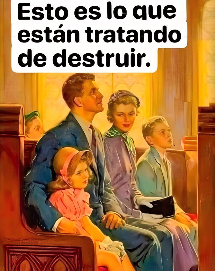 RocioInfantesb's tweet photo. Y al final te das cuenta que Dios y la familia son lo más importante para tener una sana sociedad, por eso la izquierda odia esto. https://t.co/G7lcc0L3gY