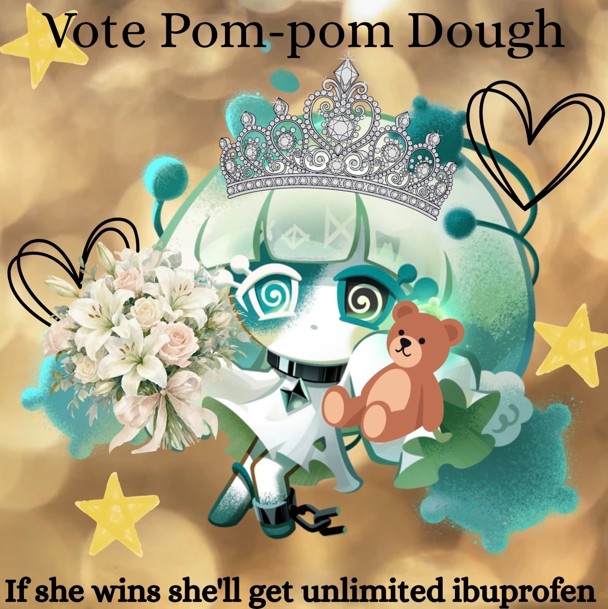 BroadwayRagDoll's tweet photo. @CRKingdomEN She made it to the final round! 
Please vote for Pom-pom Dough https://t.co/tP6U3Sculi