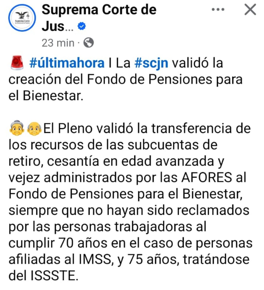 ClaudiAnaya's tweet photo. La corte del acordeón aprobó que el estado mexicano tóme los ahorros de los adultos mayores que no lo han reclamado y lo use prestado para repartir

Mi recomendación antes de que ya no haya saldos -ni de dónde recuperarlos-, es que vayan y soliciten su dinero antes de que vuele💸 https://t.co/mAwmqYk8uT