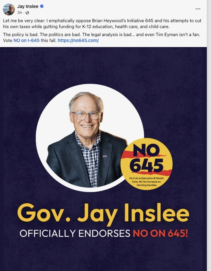 bkheywood's tweet photo. Straight from his underground bunker in Idaho The Grifter weighs in on an Income tax because he just hasn’t taken enough of your money yet…

The Governor of Grift
The 975 Day Emperor
The One-Issue Wonder
Debate Stage Dropout 
The Idaho Kid
The Clown Car Climate Grifter
“Pennies, Only Pennies” the Clown
“The Only One Who Can Save You”
Stay Home Stay Broke Jay
The Forced Vaccinator
The Science Adjacent Autocrat 

He thinks (easy easy i don’t want to make any assumptions on that one)  the only way to make your life more affordable is for the government to take more of your money…Pennies….