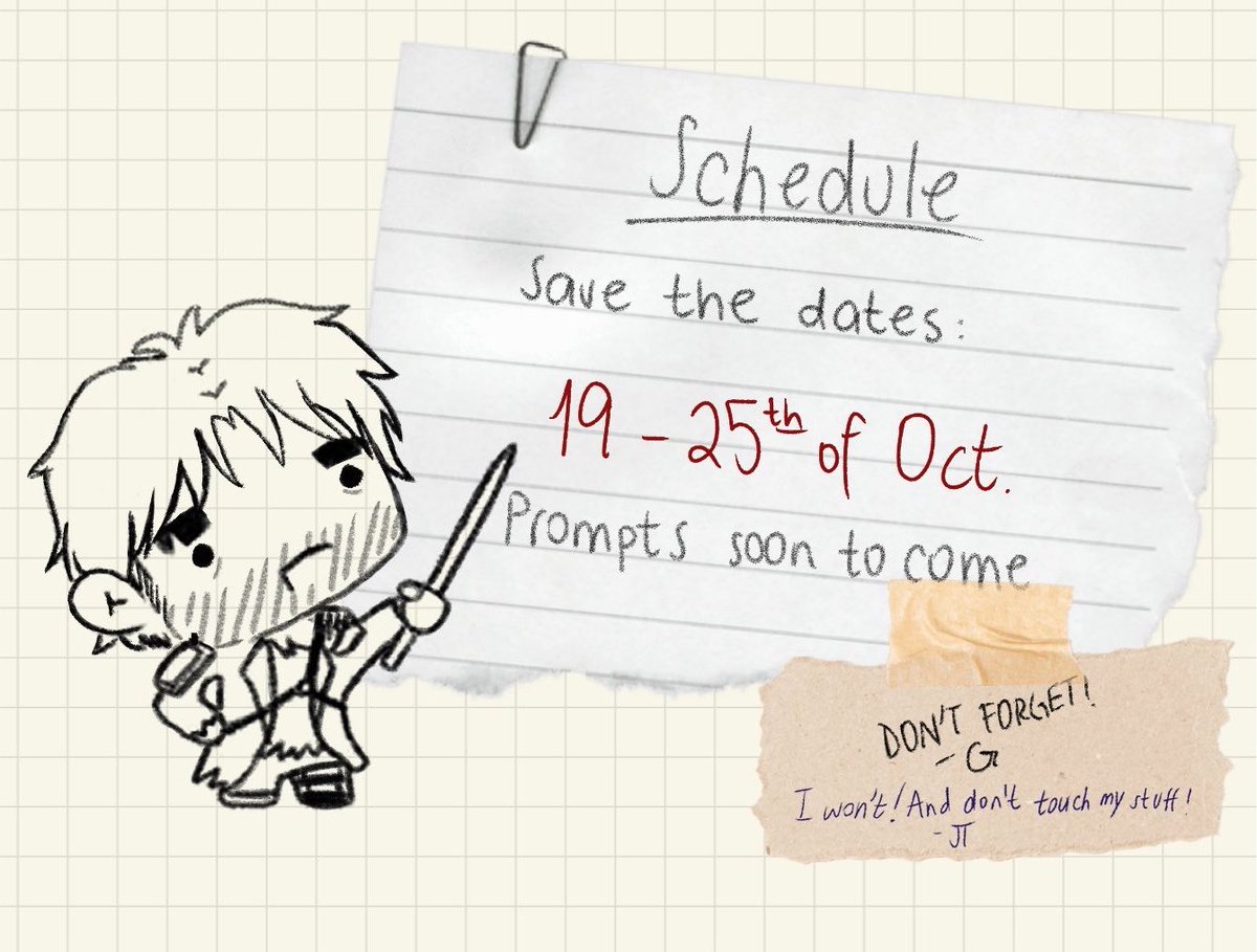 Jaycestweek_'s tweet photo. 🔨Schedule🔨
We’ve decided that the event will take place on the 3rd week of October (19th-25th). So please save the dates!
#Jaycestweek #jaycest https://t.co/ushywOfuop