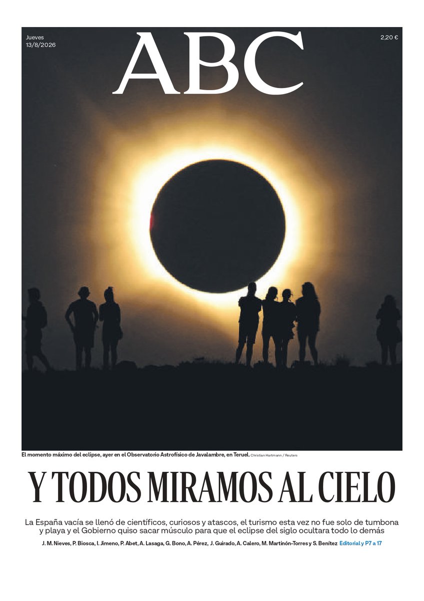 abc_es's tweet photo. La portada y la Dos de ABC. Pronto, en @abckioskoymas https://t.co/dhCKLexjCw