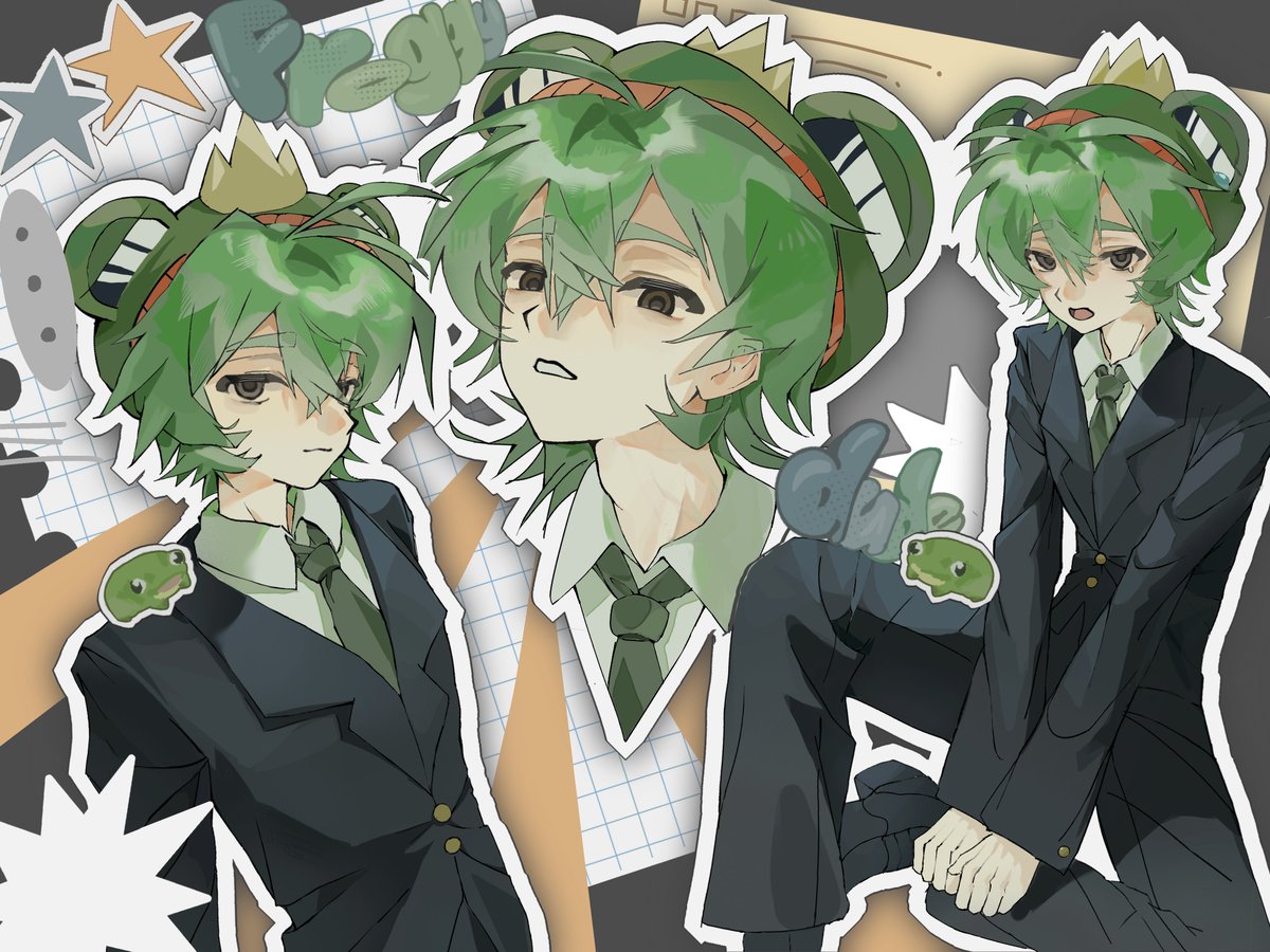 nYunshiyy's tweet photo. #froggydude
画了蛙!是@MorrisonPe84325大人的私设 特别喜欢大人的私设 https://t.co/nNfDdIDNS9