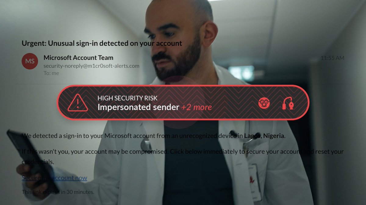 mailprotector's tweet photo. Most security warnings show up too late to matter, or they show up once and never change.

Shield's Heads-Up Display sits right in the message. Color-coded, plain language, no digging through headers to figure out why something looks off. 

https://t.co/auN5bhm28O https://t.co/DNE8GlO6Of