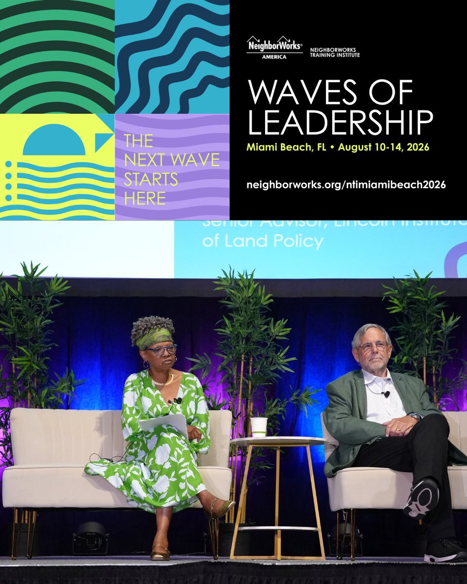 neighborworks's tweet photo. Leadership takes many forms. Today at #NTIMiamiBeach, we explored how strong leadership strengthens organizations and communities.
“Everything rises and falls on leadership.” — Dan Ellis, NHS of Baltimore
#NWTraining #WavesOfLeadership https://t.co/LIA61naiti