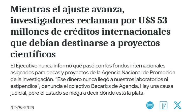 rodotailhade's tweet photo. Encontré parte de los 53 millones de dólares que el Banco Mundial le prestó a Argentina para financiar la ciencia y nadie sabe dónde fueron a parar: los van a usar para mandarte mensajes con fines electorales. Disfrazan de proyecto tecnológico-científico un negociado corrupto armado para chorear y hacer propaganda de este gobierno de mierda. En eso anda la Secretaría de Ciencia y Tecnología mientras los científicos reclaman por sus sueldos de hambre.
