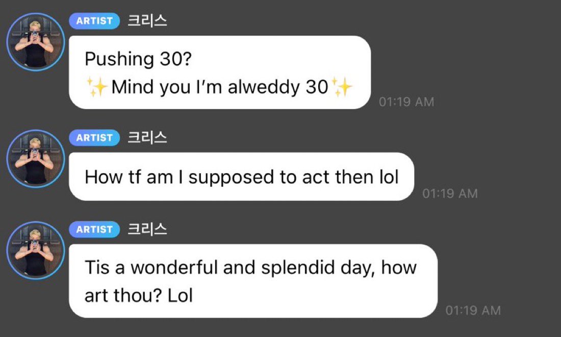 lixiesflower's tweet photo. to this day this is the funniest thing chan has ever said like bro was DONE😭 https://t.co/XivJfCd9rj