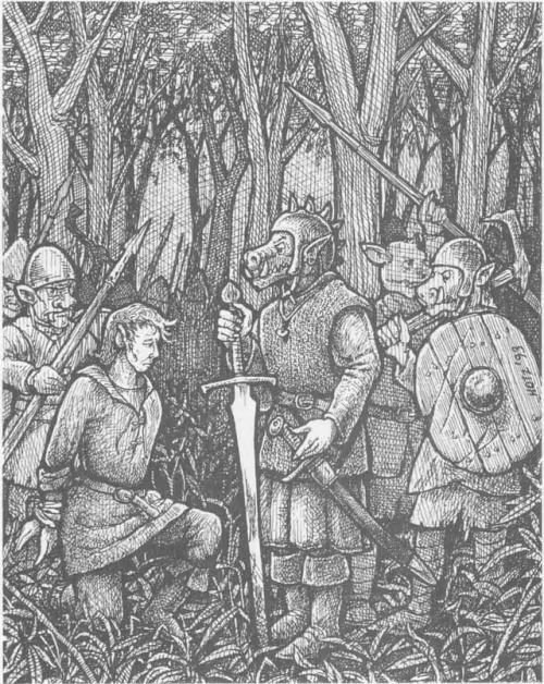 CaptainVolos's tweet photo. @ThomasH64824951 @FlashgitzAnims Look at them again. They are their orks, or boars. War pigs. Bacon, ham, pork chops. Orcs is porcine on two legs so. Look at their hooves in the video. https://t.co/Q7zLUEzNHj