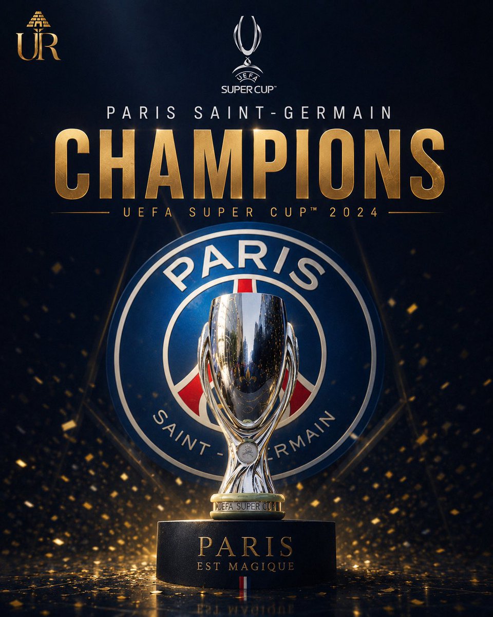 90minute_fc's tweet photo. — رسميييييييييييييياً 💣💣💣🚨🚨🚨🚨

&amp; باريس سان جيرمان بطلاً لكأس السوبر الأوروبي بعد فوزه على استون فيلا 🏆🏆🏆🏆🏆

&amp; إفتتاحية ممتازة للموسم للـ PSG 

&amp; مبروك عشاق باريس 🤍🤍

&amp; تصميم المبدعين @UR_design_7

#باريس_سان_جيرمان #استون_فيلا #كاس_السوبر_الاوروبي https://t.co/WxFDXHk732