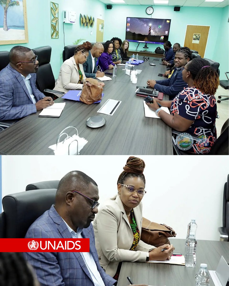 UnaidsLac's tweet photo. 1/3
📢#NotaInformativa | 🇹🇹 ONUSIDA y el CDC de Estados Unidos se reunieron con la División de Salud y Bienestar de Tobago para dialogar sobre los desafíos y prioridades de la respuesta al VIH en la isla.
📸 Créditos: División de Salud y Bienestar de Tobago. https://t.co/6XeOviHe0J