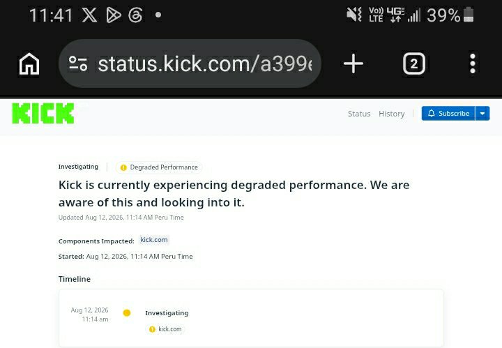 itsYVR_'s tweet photo. @Svntvmvriv Hey Santamaria. I reported that at the beginning of the bug. But it's great that they're fixing it so that @kick is stable.  If you don't believe me, look at the report. Thanks https://t.co/e6Ma7iFVuN