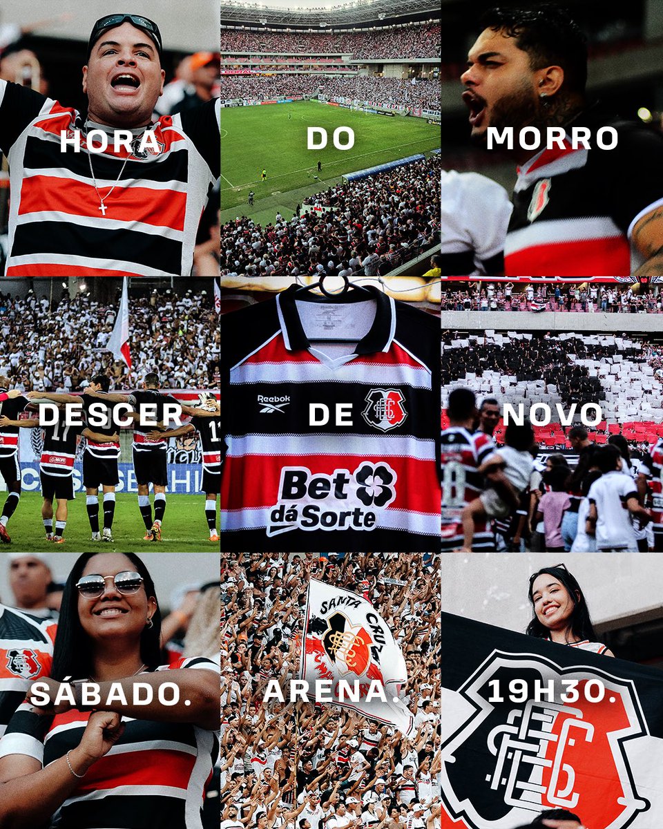SantaCruzFC's tweet photo. Sábado é dia de Arena! 🐍🖤🤍❤️

Garanta o seu ingresso. Vamos juntos em mais uma batalha! 🐍 https://t.co/xMB3gSTZ2c