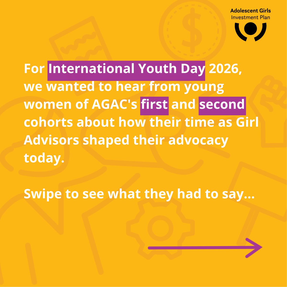 AdolescentPlan's tweet photo. For #InternationalYouthDay 2026, we’re celebrating the voices, journeys & leadership of young women from AGAC’s first & second cohorts. Hear how their experiences as Girl Advisors continue to shape the change they’re creating today. #IYD2026 #AGAC #GirlsRights #GirlLedChange https://t.co/UQxmVwPdRz