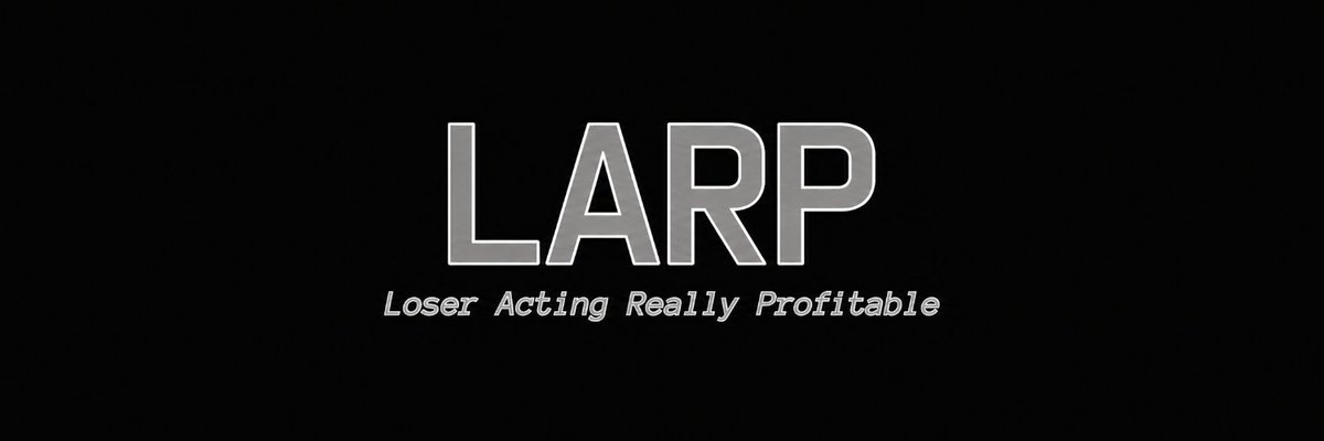 LarpPF_'s tweet photo. 1.Neet

2.Henry

Now. Larp.

Loser Acting Really Profitable

https://t.co/e4ipuzvEti

CA: 5RUnuP5Ygxu8hoVdq8fXvf1c6s5FnfzYnTQJfA3xpump https://t.co/WwCbcjKMye