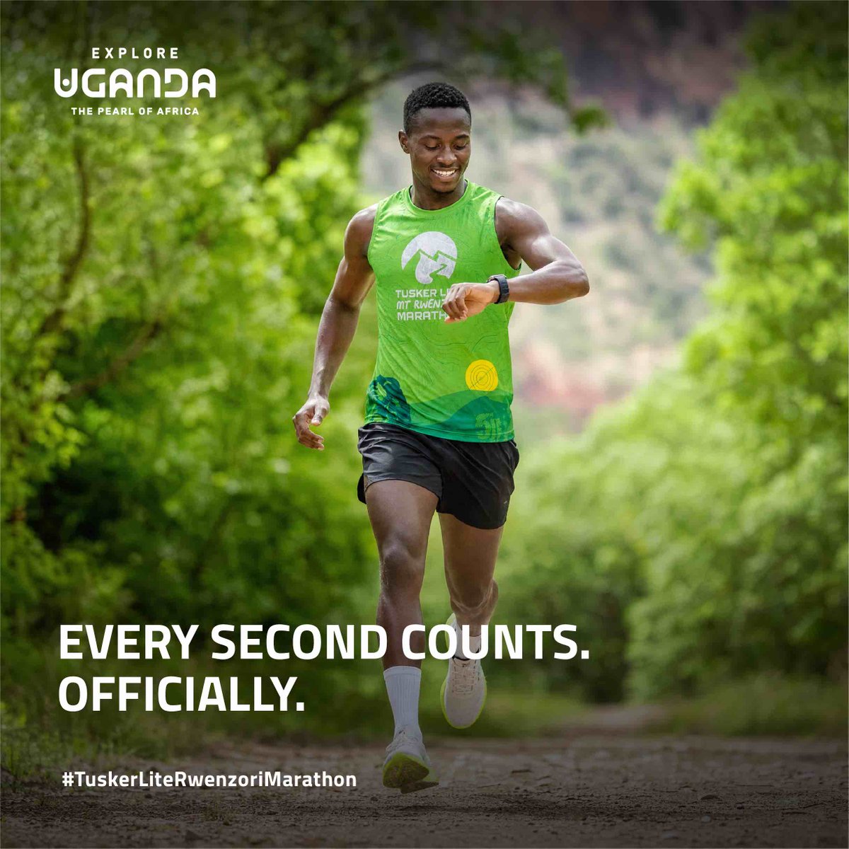 TourismBoardUg's tweet photo. As Uganda’s first World Athletics Label Road Race, the #TuskerLiteRwenzoriMarathon offers runners an internationally recognised course and an official result professionally recorded by FinishTime. 

This 22nd August, take on the Rwenzori, test yourself on a globally recognised course and discover the extraordinary destination beyond it.

Come for the run. Stay to #ExploreUganda