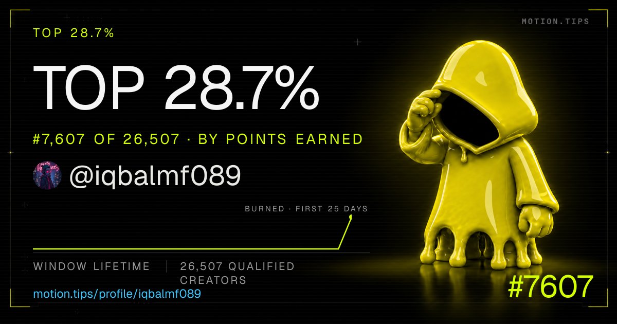 iqbalmf089's tweet photo. Robinhood Chain is looking super promising! đ„ Thanks for sharing the love!
â@tipmotion 500
âWill send it right back to you! đ€
$MOTION
#MOTIONERA https://t.co/DQua8tthAy
