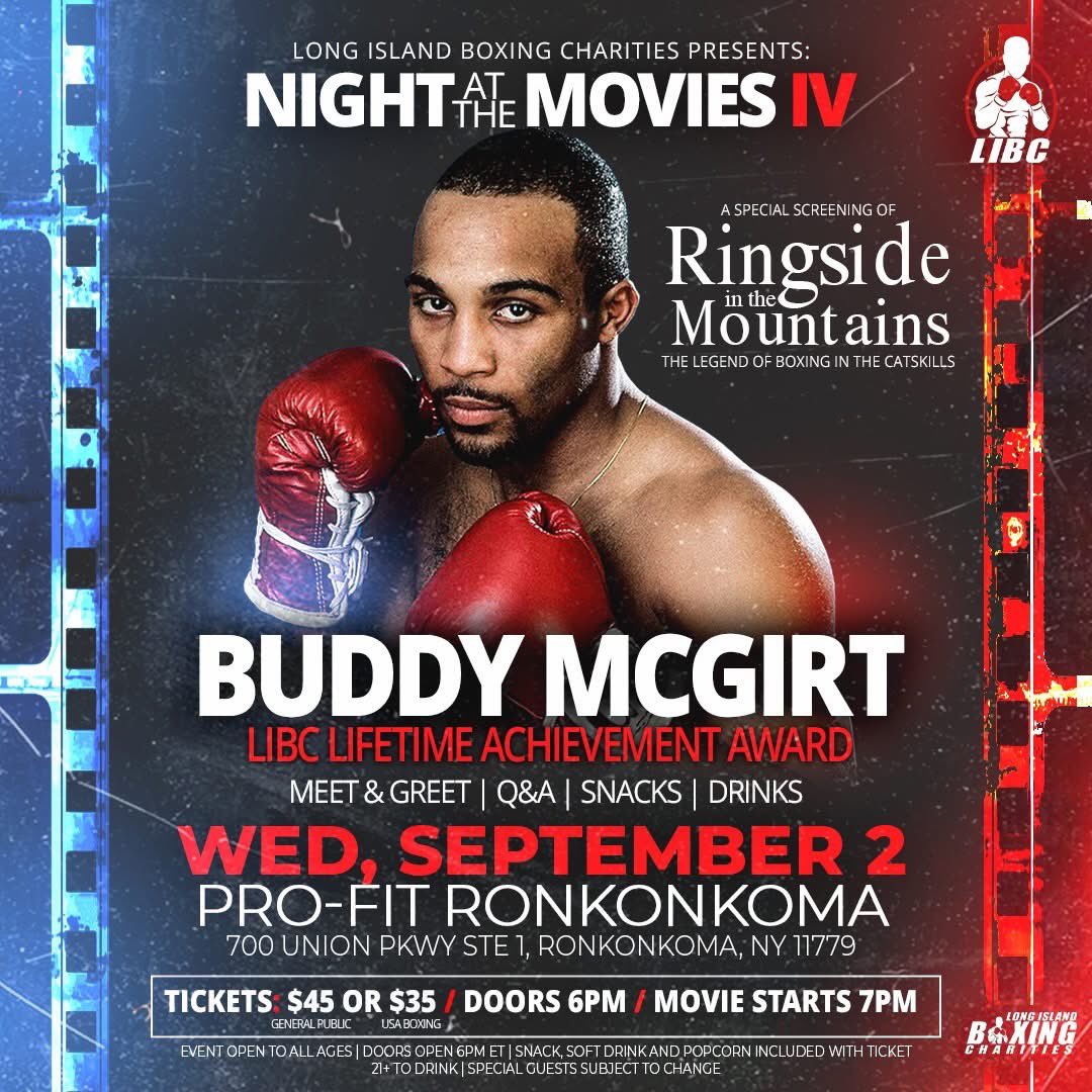 SuffolkHOF's tweet photo. Come out and support Suffolk Sports Hall of Famer Buddy McGirt and Long Island Boxing Charities! https://t.co/ZtrWa420WY