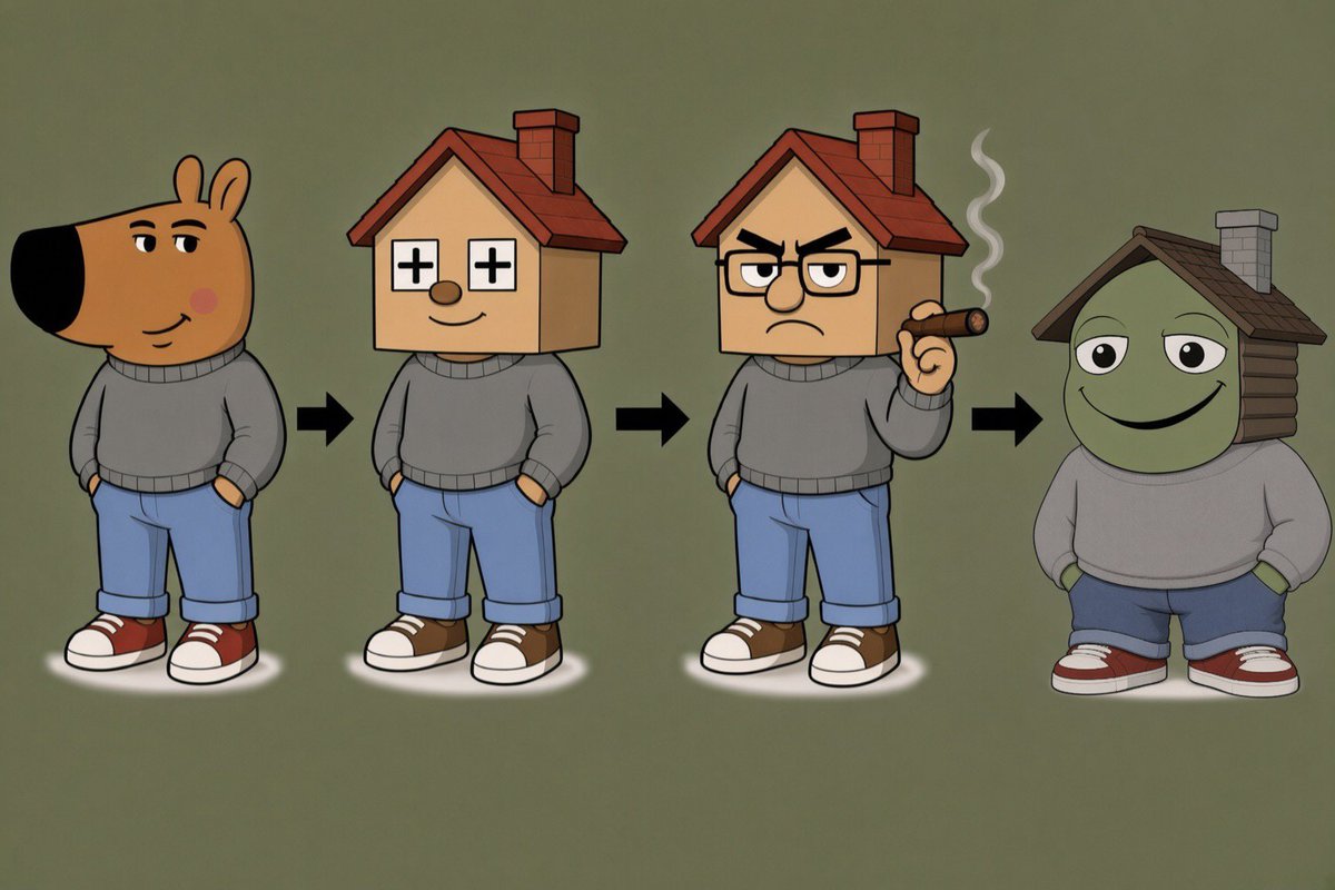 RickyVee_'s tweet photo. The prophecy must be fulfilled.

Chillguy 
   Chillhouse
       Chudhouse
          Toadhouse🐸🏠 https://t.co/nWaUmysV49