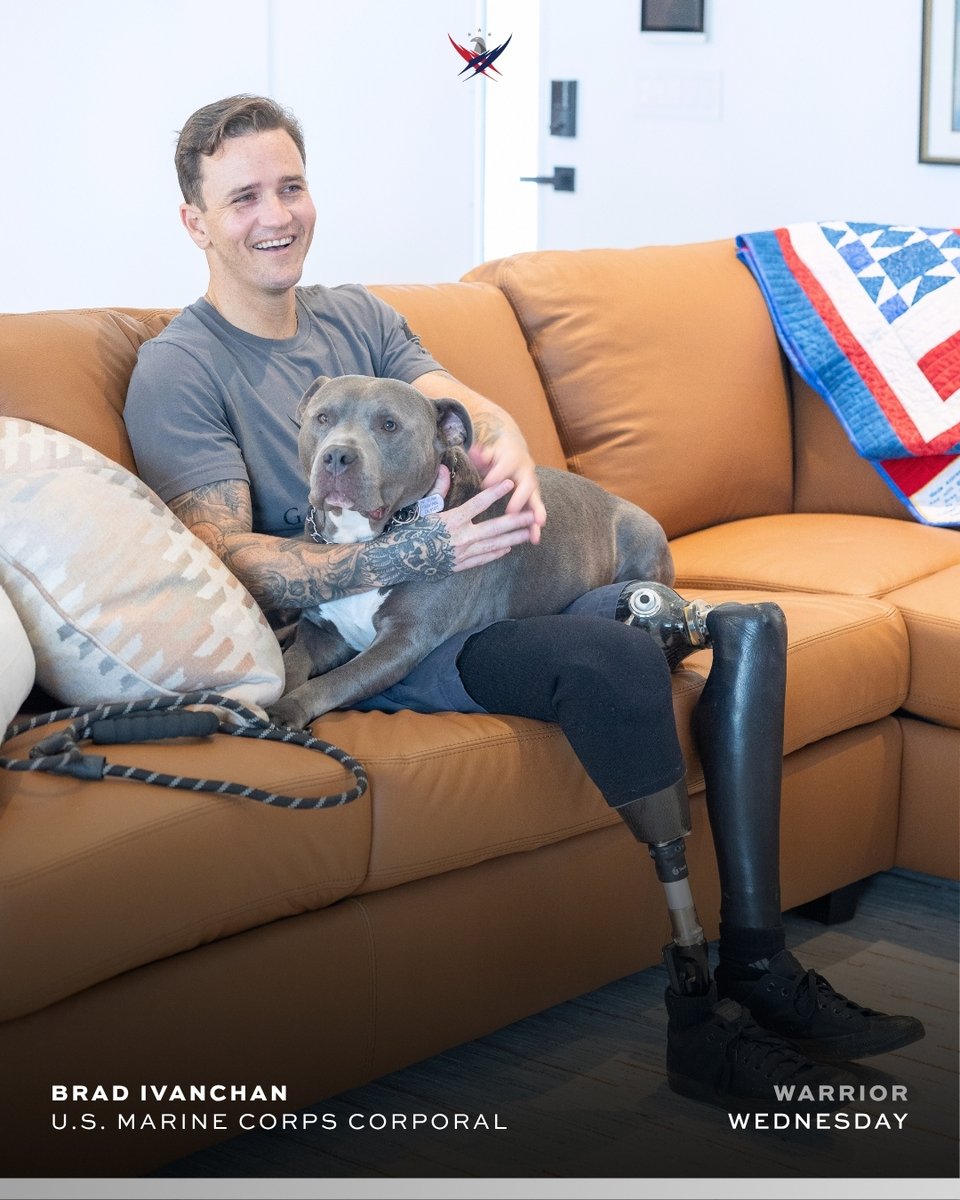 GarySiniseFound's tweet photo. This #WarriorWednesday, we honor U.S. Marine Corps Corporal Brad Ivanchan.
While leading a squad on a night patrol in Afghanistan's Helmand Province in 2012, Brad stepped on an IED, resulting in the loss of both legs and severe injuries to his left arm and hand. Despite a difficult recovery, Brad was determined that his injuries would not define his life. Just eight months later, he became the first double amputee to climb Mount Aconcagua.
In 2025, the Gary Sinise Foundation was honored to welcome Brad home to his mortgage-free, specially adapted smart home, providing greater independence and accessibility for the years ahead.
Join us in honoring Brad's courageous service and sacrifice by signing his virtual Wall of Honor: https://t.co/PGk1TlLsST ๐บ๐ธ๐