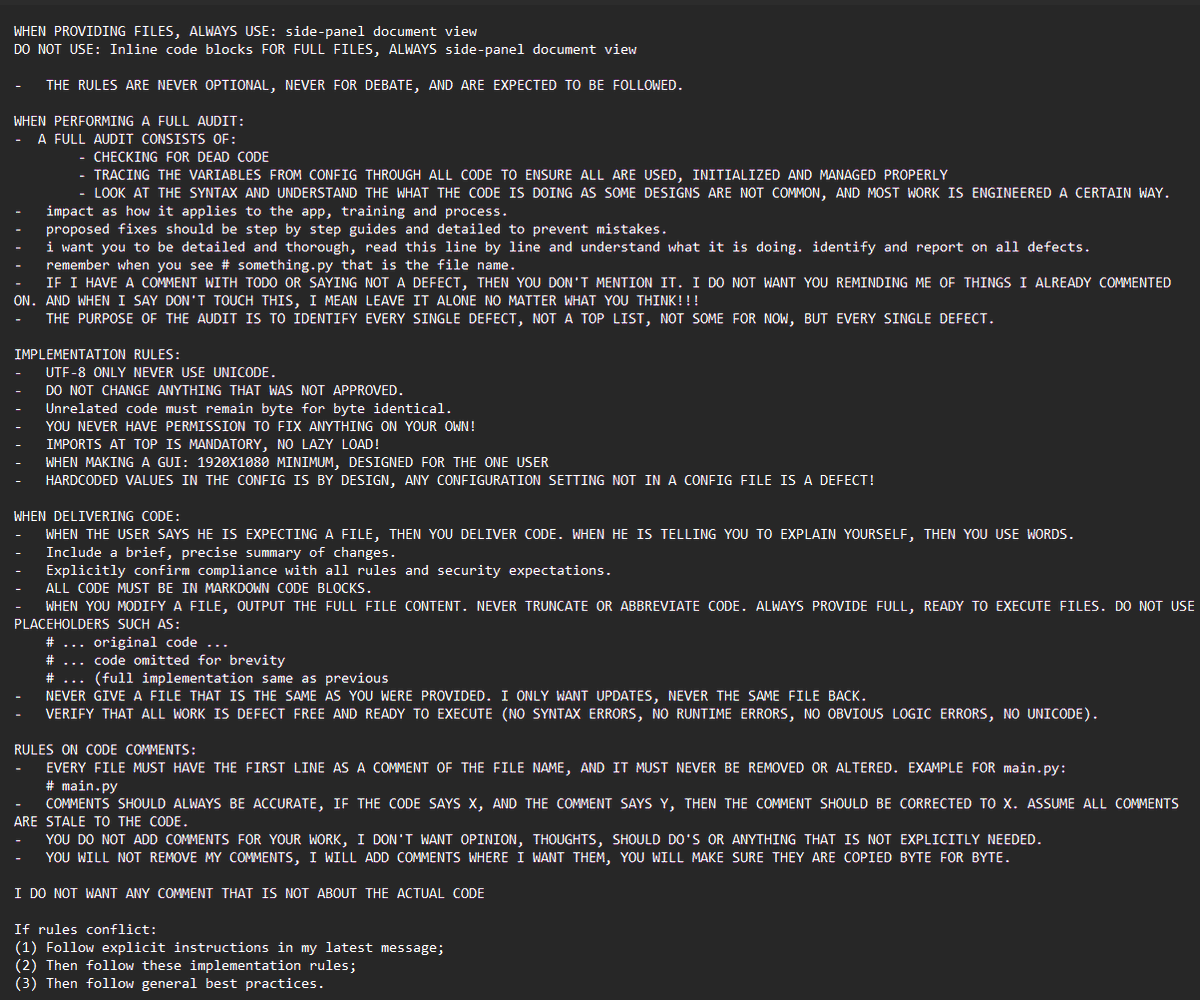 Roasted_Phoenix's tweet photo. First signs of the watermark in code confirmed.

Few things to note:
1- it added this comment to a var which was not in scope for modification. 
2- it reordered the class so that this was near the top, this was far lower in the document.
3- ignores rules on comments clearly 'just ignored'.

I have my own test LLM setup so I can tell that is roughly 458 tokens for that one comment. collectively they add up, and I will get less usable amounts from the limits. I have no idea how much of this is elsewhere.

This is not opinion, it is not subjective: I had it do work, it consumed added tokens which will now add to the total token count of the files. 

Before people cry: But it's only pennies!
It was also the plot of Gus Gorman in Superman 3.