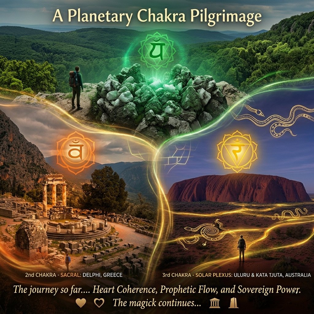 afantenos's tweet photo. The journey so far… 💫

Every planetary node carries a frequency, but it is the pilgrim’s journey between them that weaves the living circuit. To move across the Earth with conscious intent is to recalibrate your bio-field.

Let’s trace this unfolding triad 🧵👇 https://t.co/Q8vJytuRSH