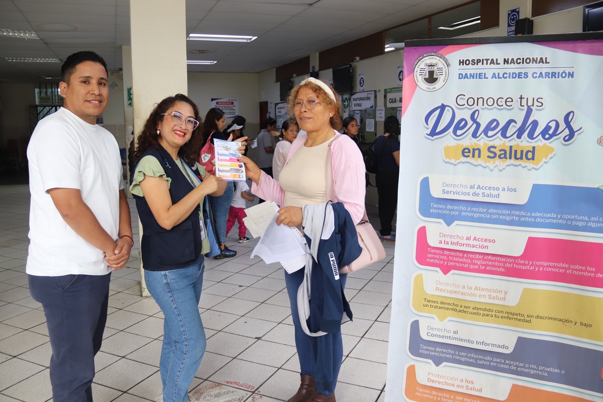 HospitalCarrion's tweet photo. Para facilitar este acceso, el HNDAC cuenta con personal capacitado en lengua de señas, que brinda apoyo para acceder a la información y a los diferentes servicios de nuestra institución. 🤝

¡Trabajamos para brindarte una atención con respeto, información y buen trato! (2/2) https://t.co/Ov7t1PQrEo