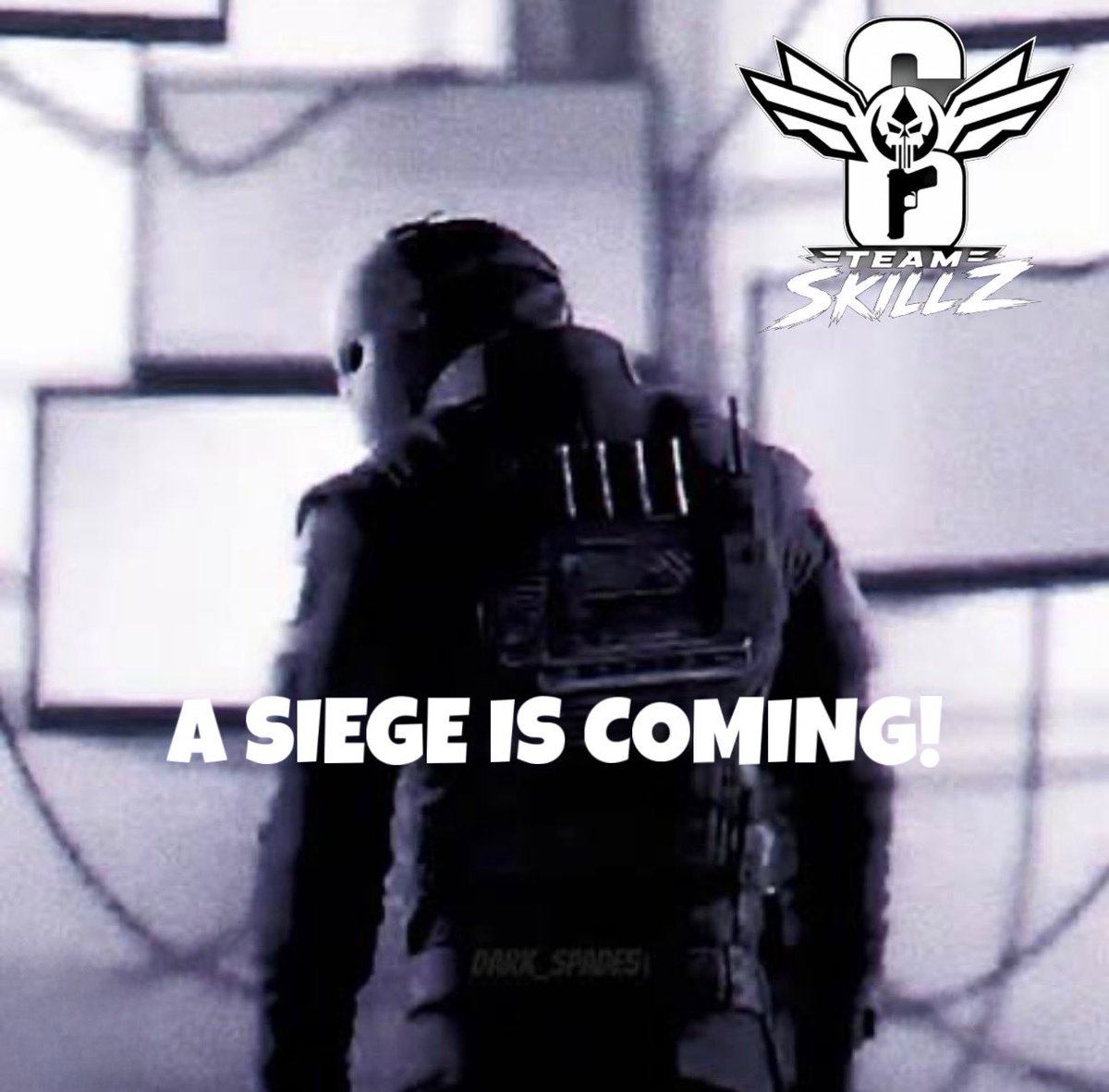 teamskillzr6's tweet photo. A SIEGE IS COMING!
#fyp #r6 #darkdays https://t.co/ygKxZc4nbQ