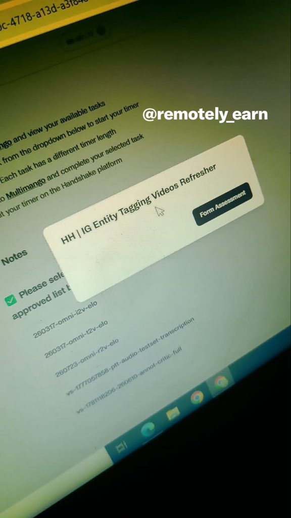 TrainAI_Earn's tweet photo. You see handshake assessments eh, just leave it for me. I’m too good.
(Hedgehog, Gaffer, seal, manuscript, lizard)

New form assessment passed today👌

Bring your handshake account let’s milk handshake money.

Onboarding ✅
Assessment ✅
Tasking ✅
Tutoring ✅ https://t.co/A28OhiW3wL