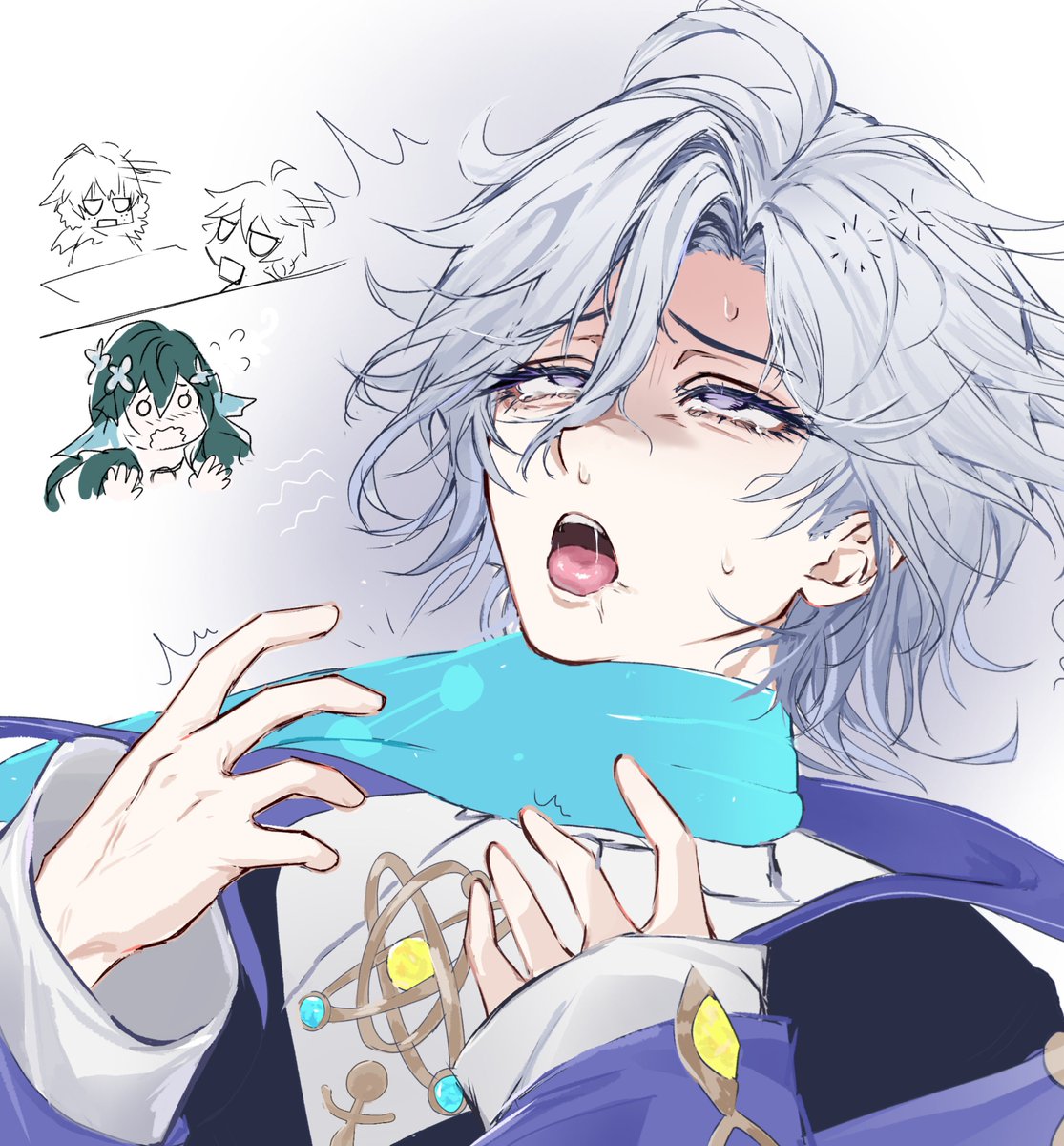 lavender77owo's tweet photo. Watch your mouth buddy 
#Mitya #genshin https://t.co/OoEMz1mcaC