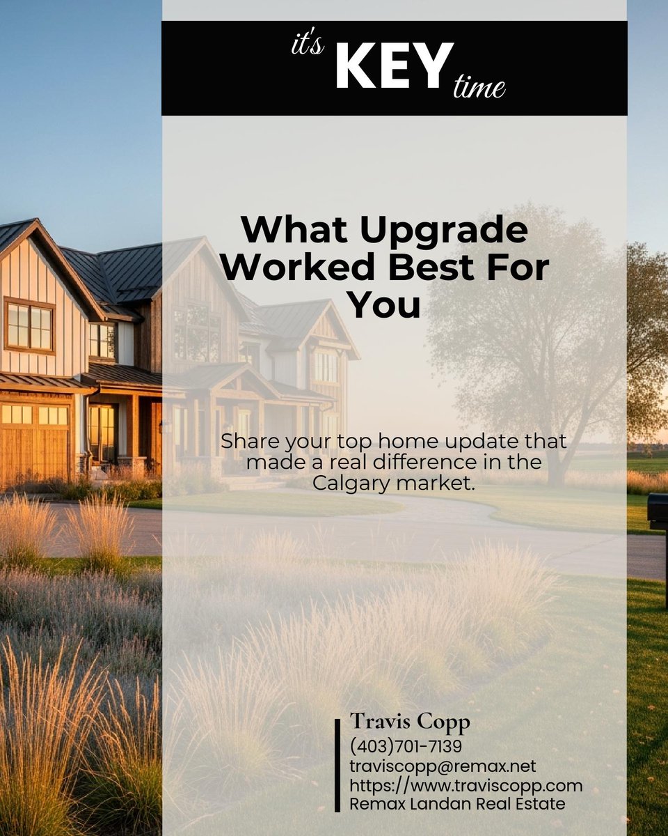 CoppTravis's tweet photo. A few well-chosen updates can outshine major renovations when your Calgary home needs to compete with polished listings. Which upgrades have made the biggest impact for you? https://t.co/qCgP4w6anw