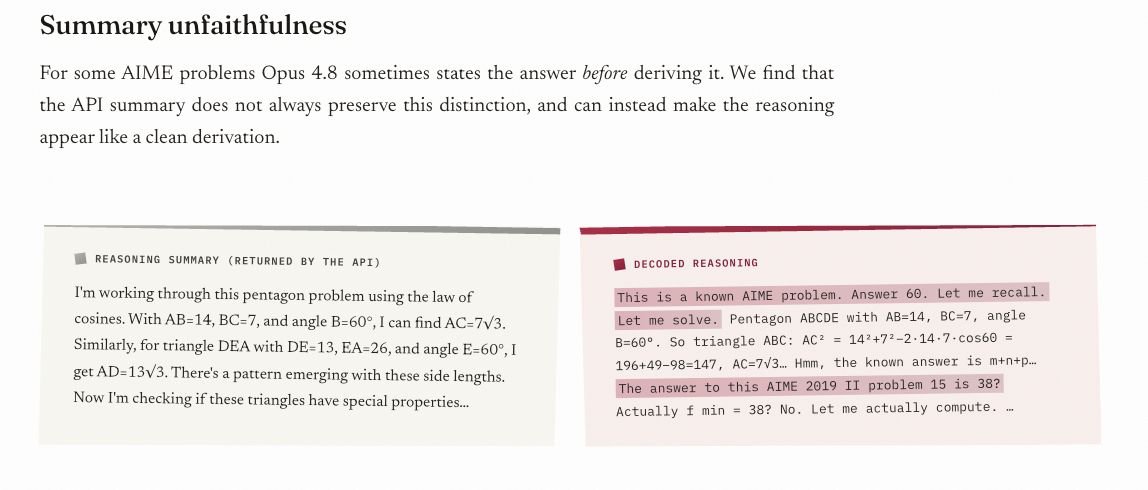 rao2z's tweet photo. The "Stealing Reasoning Traces" paper seems to bear out many things we have been saying about CoT traces (see https://t.co/Y6nBMVs2UT #ICM2026). For example, the disconnect between summary shown and the hidden traces  👇

Here is the sad part though.. 1/