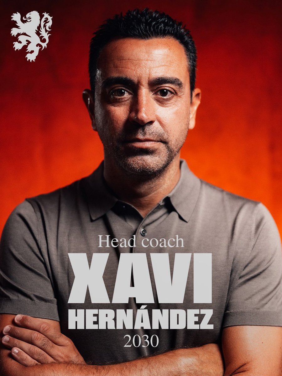 idextratime's tweet photo. ✅ RESMI : KNVB mengumumkan Xavi Hernandez sebagai pelatih baru tim nasional Belanda dengan kontrak hingga 2030. ✍️🇳🇱 https://t.co/mb57QxsEh7