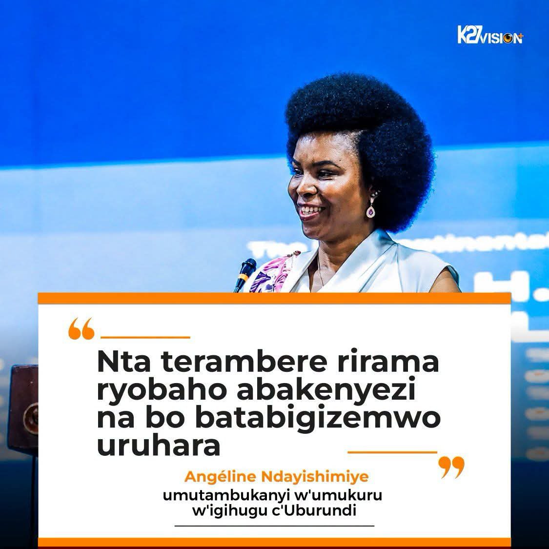 ErnestBara75262's tweet photo. #Burundi:
Nta terambere ryobaho Umukenyezi atabigezemwo uruhara
#Intumwa #Ikiriho https://t.co/G6IU0dcmTH
