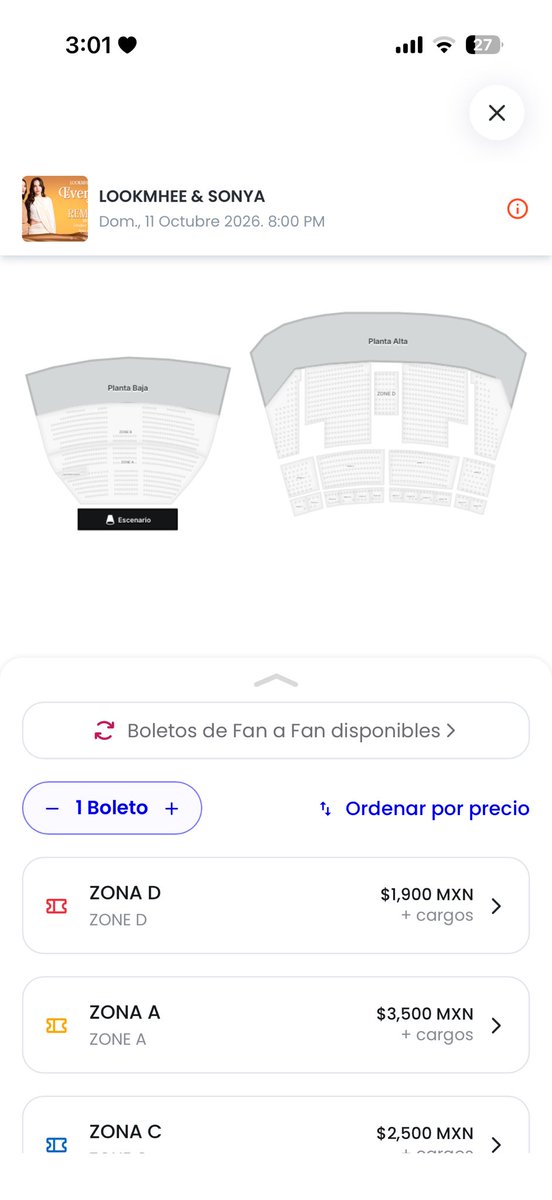 Bea_Sara's tweet photo. Que abran otra fecha 🥺 no pude conseguir, volaban 😫
#lmsy
#lmsyMexico https://t.co/RSnyE3SYej