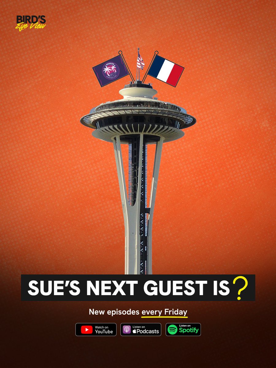 BirdsEyeViewSue's tweet photo. Who’s joining Sue on the mic this week? 👀 https://t.co/6NlVcxuyWD