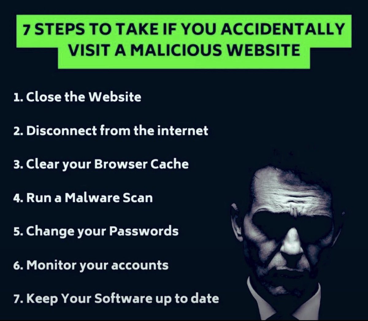 Mason_Recovery's tweet photo. 7 Steps to take if your accidentally visit a malicious Website 
 https://t.co/QKKHBP8O9r